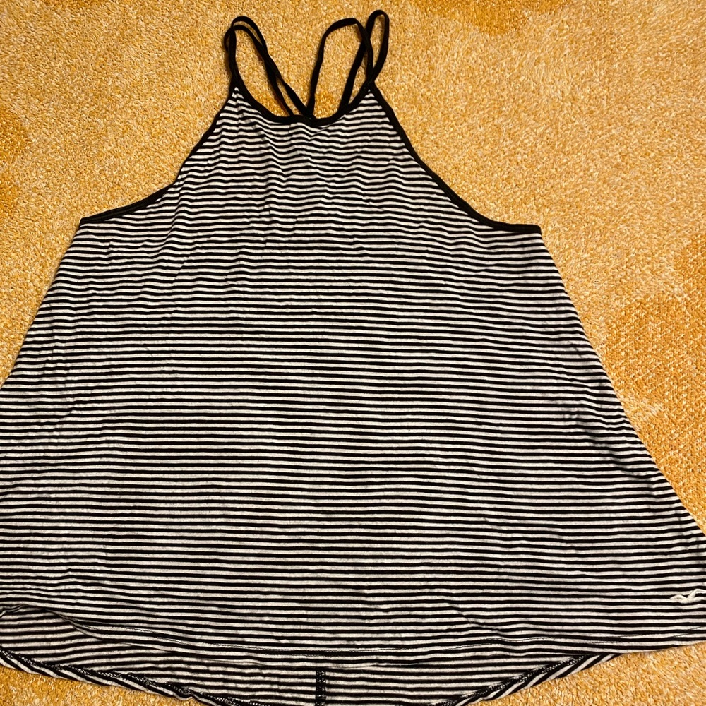 Hollister Stripe Tank Size Small